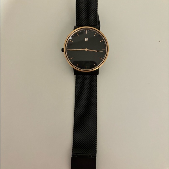 Skagen Black Mesh Strap Watch - Picture 2 of 5